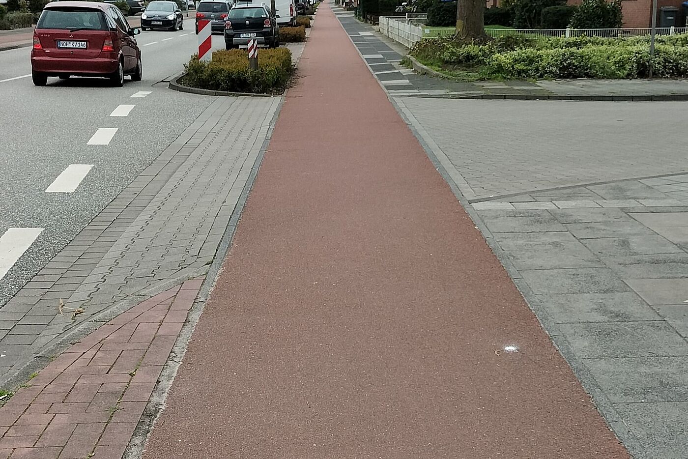 Durchgängiger Radweg