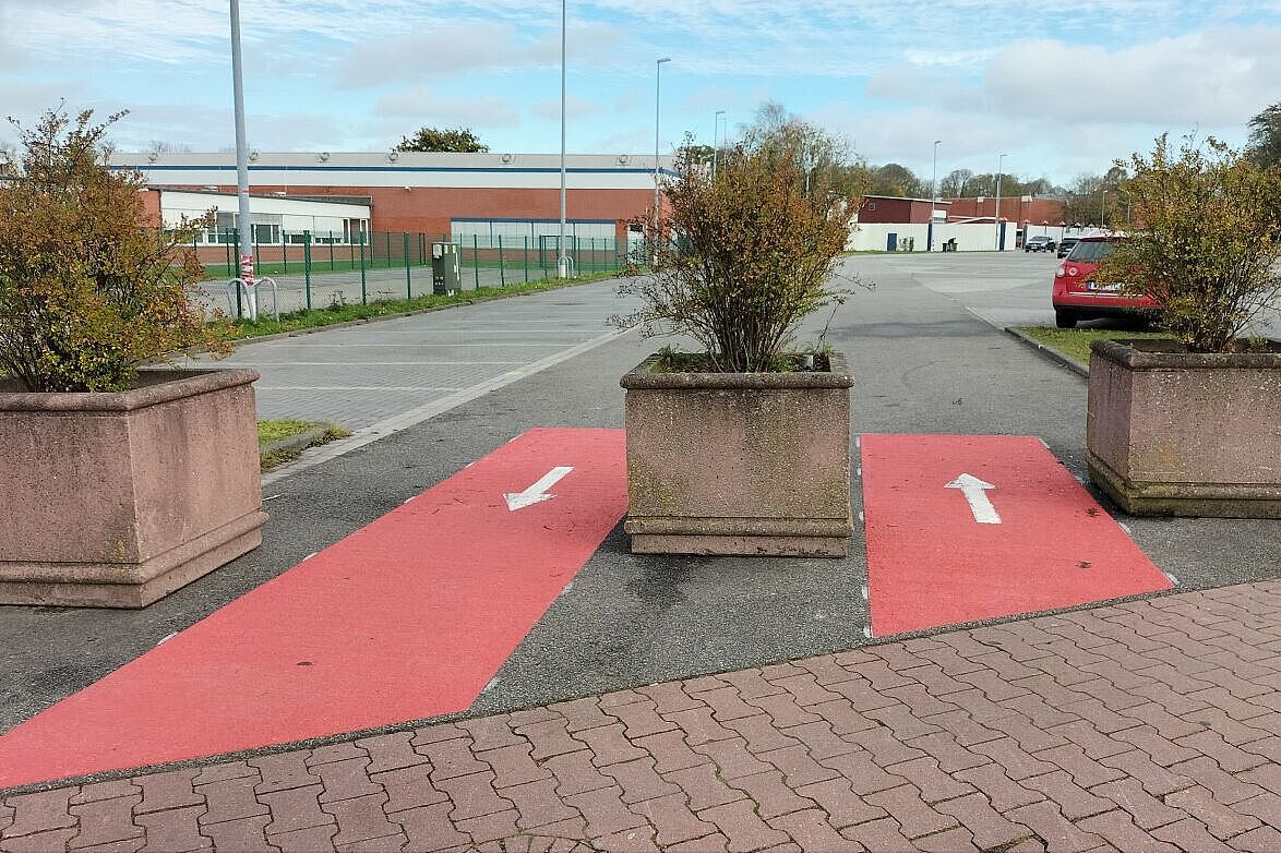 Gekennzeichnete Durchfahrten